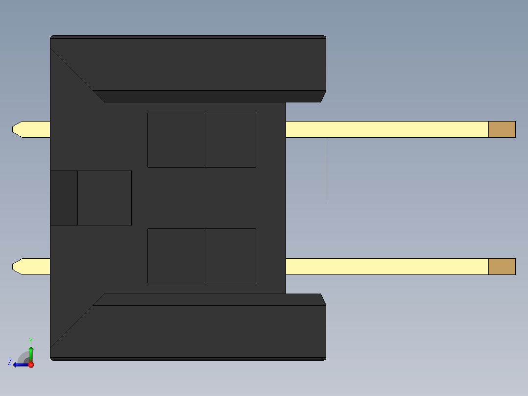 FDC-10 ( DS1018-2.54-10S )右视图