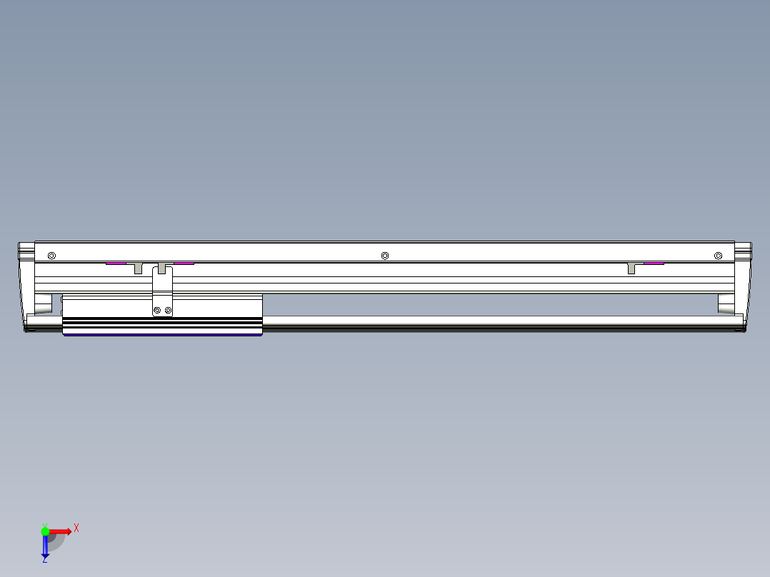 威洛博VL系列3d模型模组VL14S2Y-S400俯视图