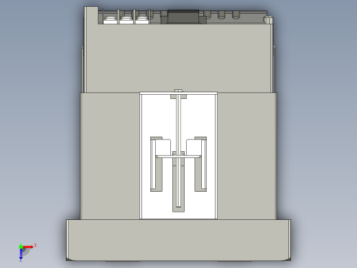 基恩士TR-V501_kc图纸模型俯视缩略图