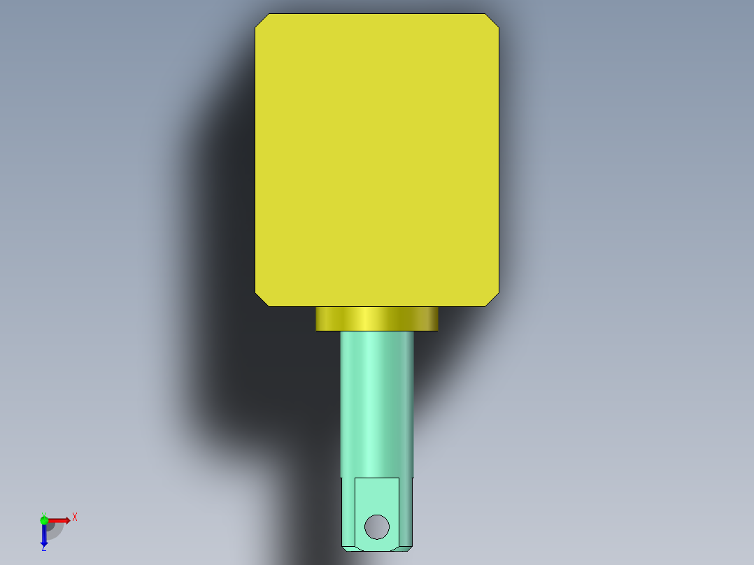 S7 长行程电磁铁俯视图