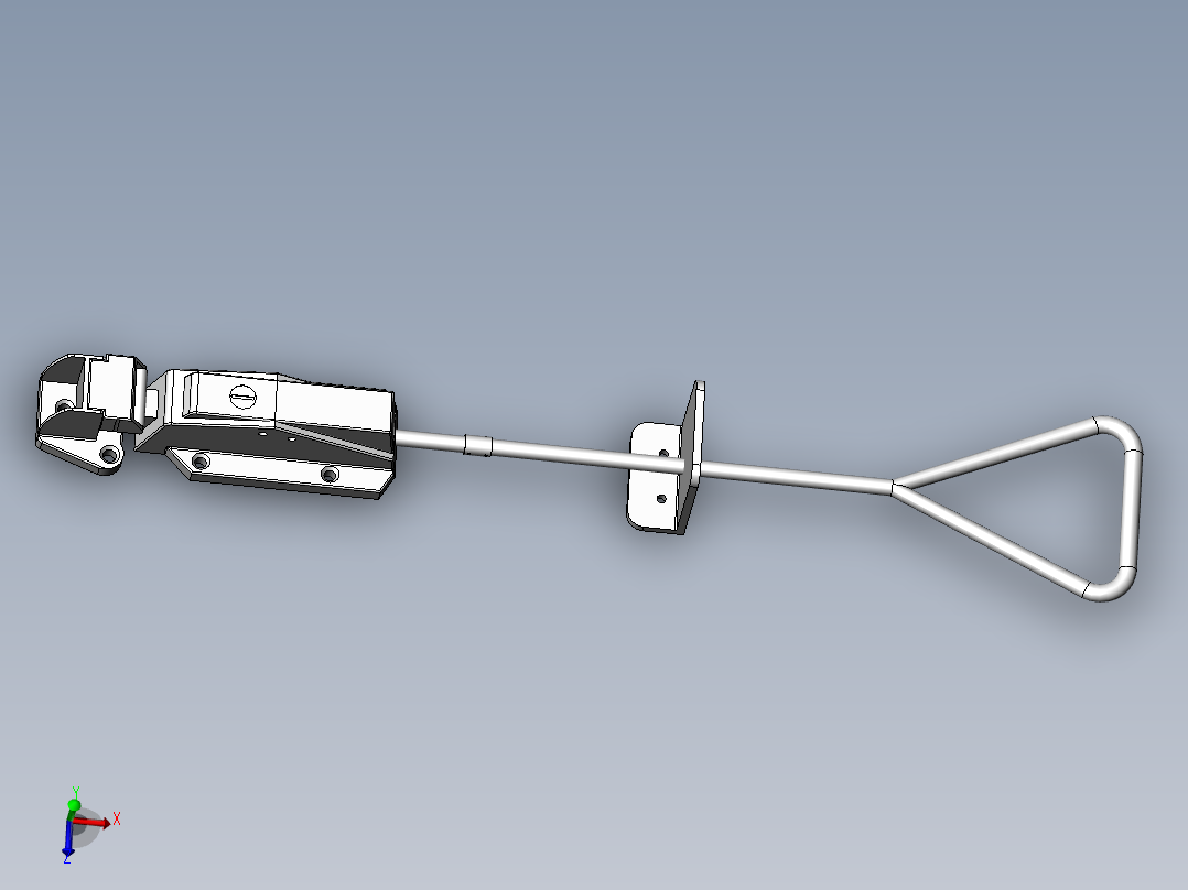 1178拉杆门锁[TSY1-0712-2A]主视图
