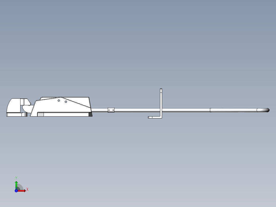 1178拉杆门锁[TSY1-0712-2A]前视图