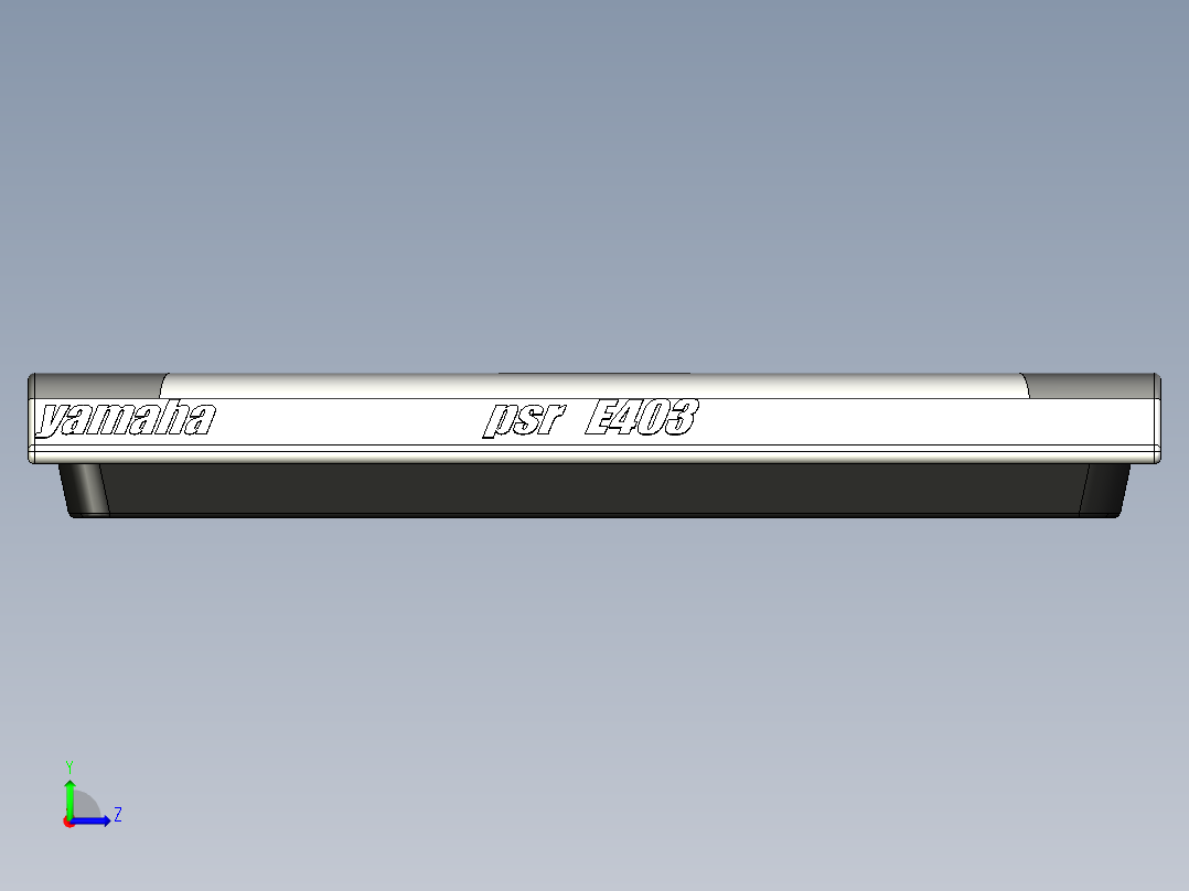 雅马哈钢琴左视图