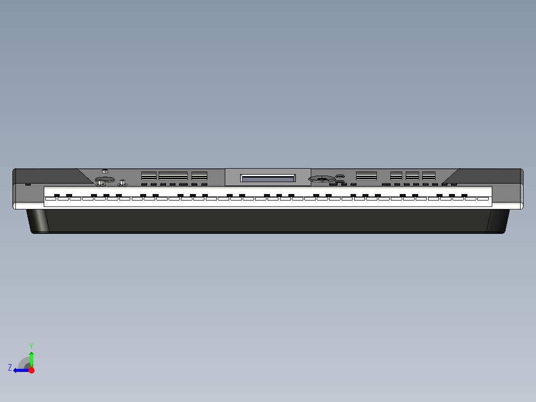 雅马哈钢琴右视图