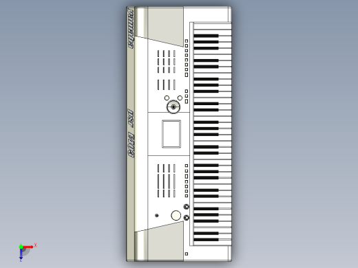 雅马哈钢琴俯视缩略图
