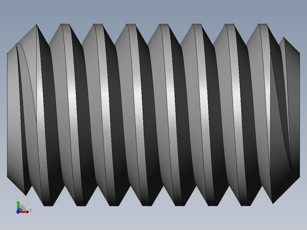 DIN 913-ISO 4026 固定螺钉-M2.5 L=4.SLDPRT前视图