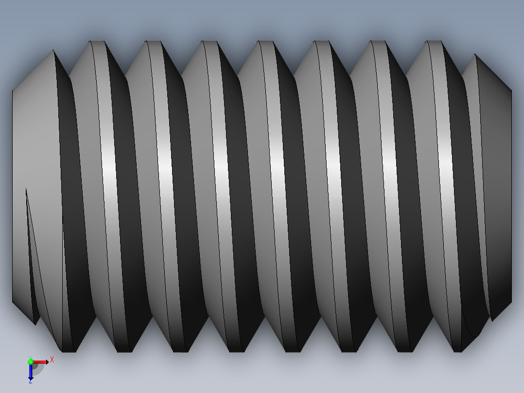 DIN 913-ISO 4026 固定螺钉-M2.5 L=4.SLDPRT俯视图