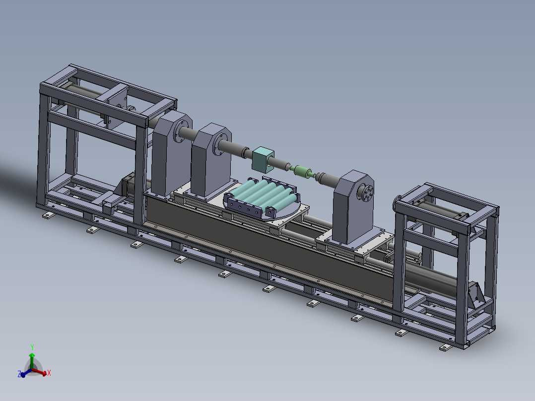 H90-200压机装配主视图