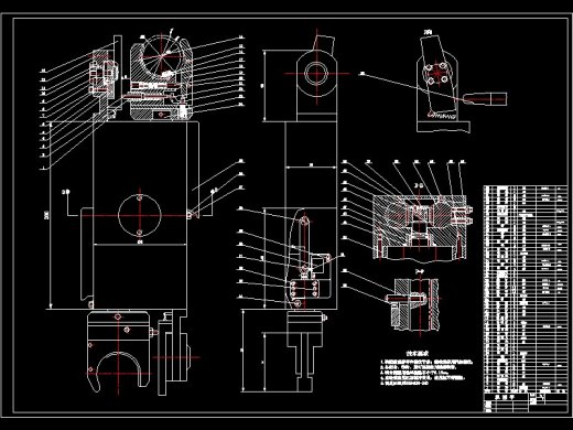 加工中心24刀盘式刀库及自动换刀装置结构设计缩略图