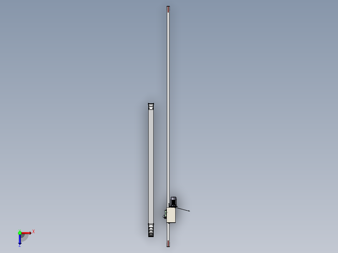 卡车清洗系统俯视图