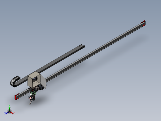卡车清洗系统正等轴测缩略图