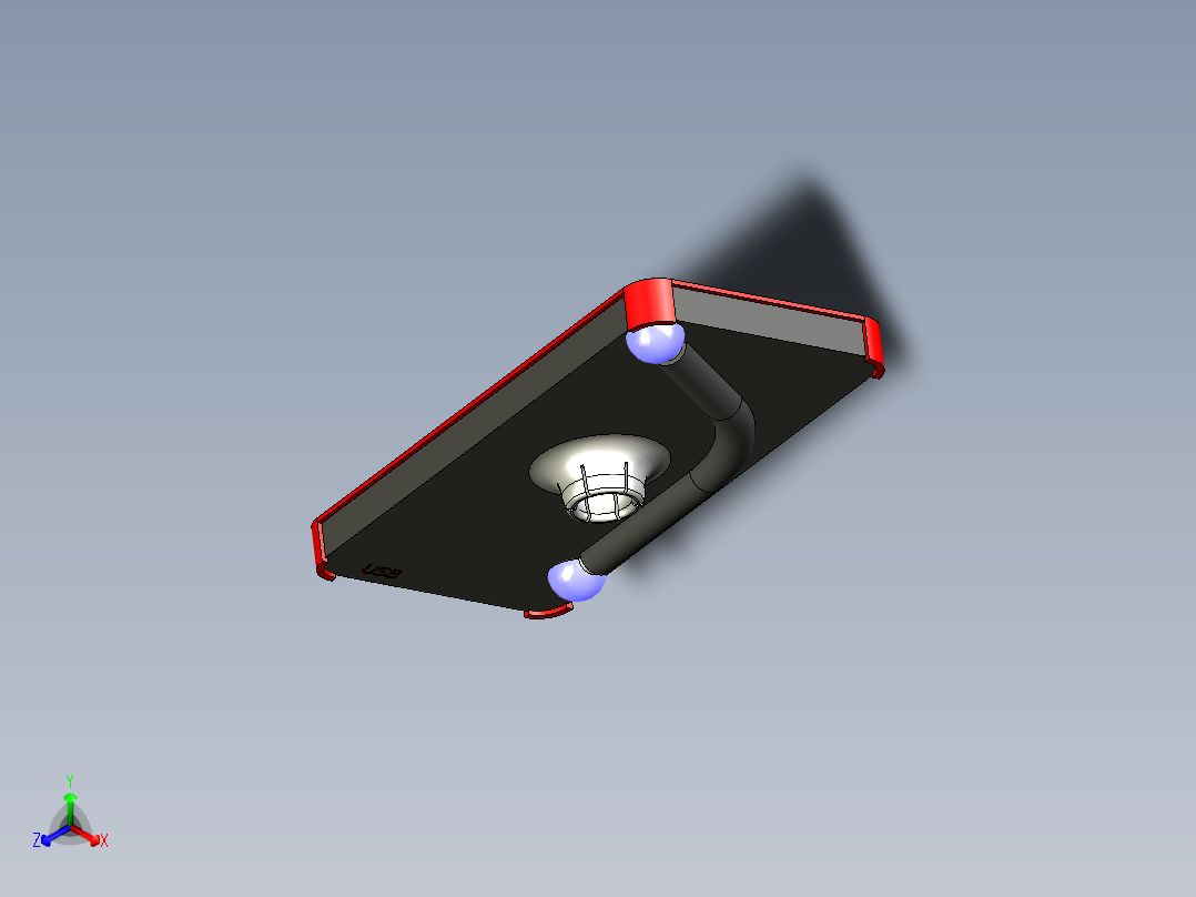 手机架正等轴测图
