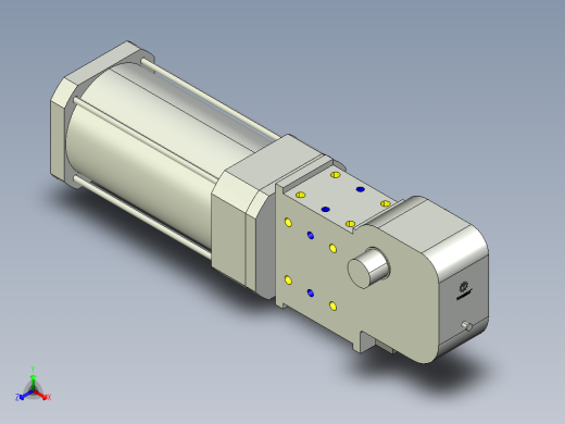 德克斯TUNKERS气缸数模KS_160_2_A00_T08_135GRAD