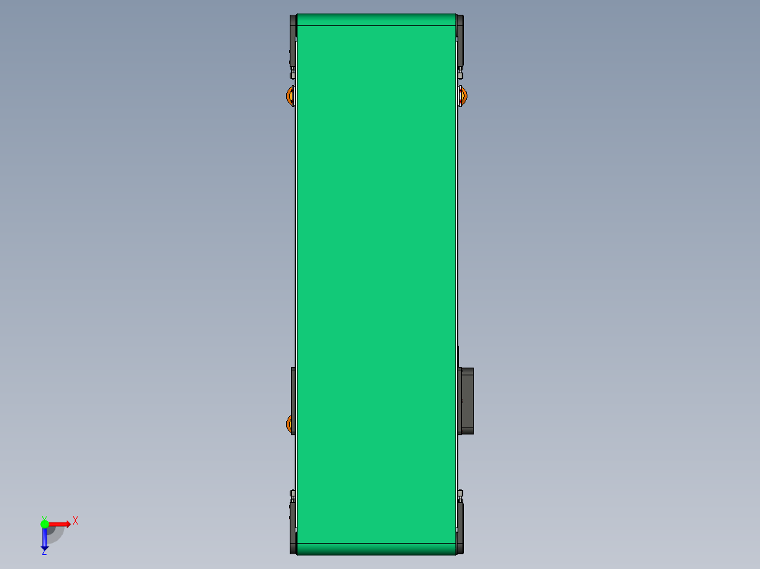 LE-XC4080-中间驱动重载皮带线-负载200kg俯视图