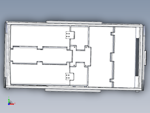 自动病床建模三维模型前视缩略图