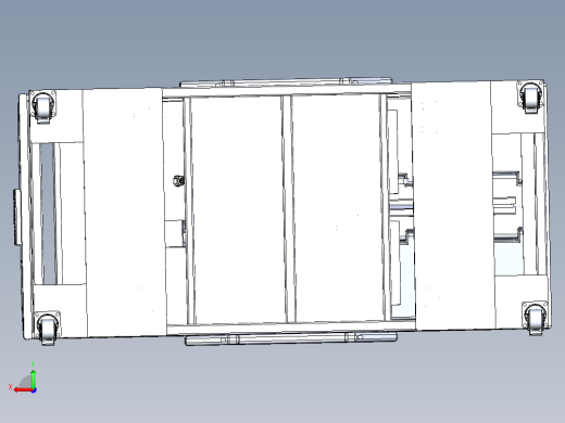 自动病床建模三维模型后视缩略图
