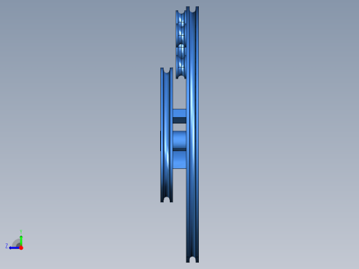 复合弓凸轮三维图右视缩略图