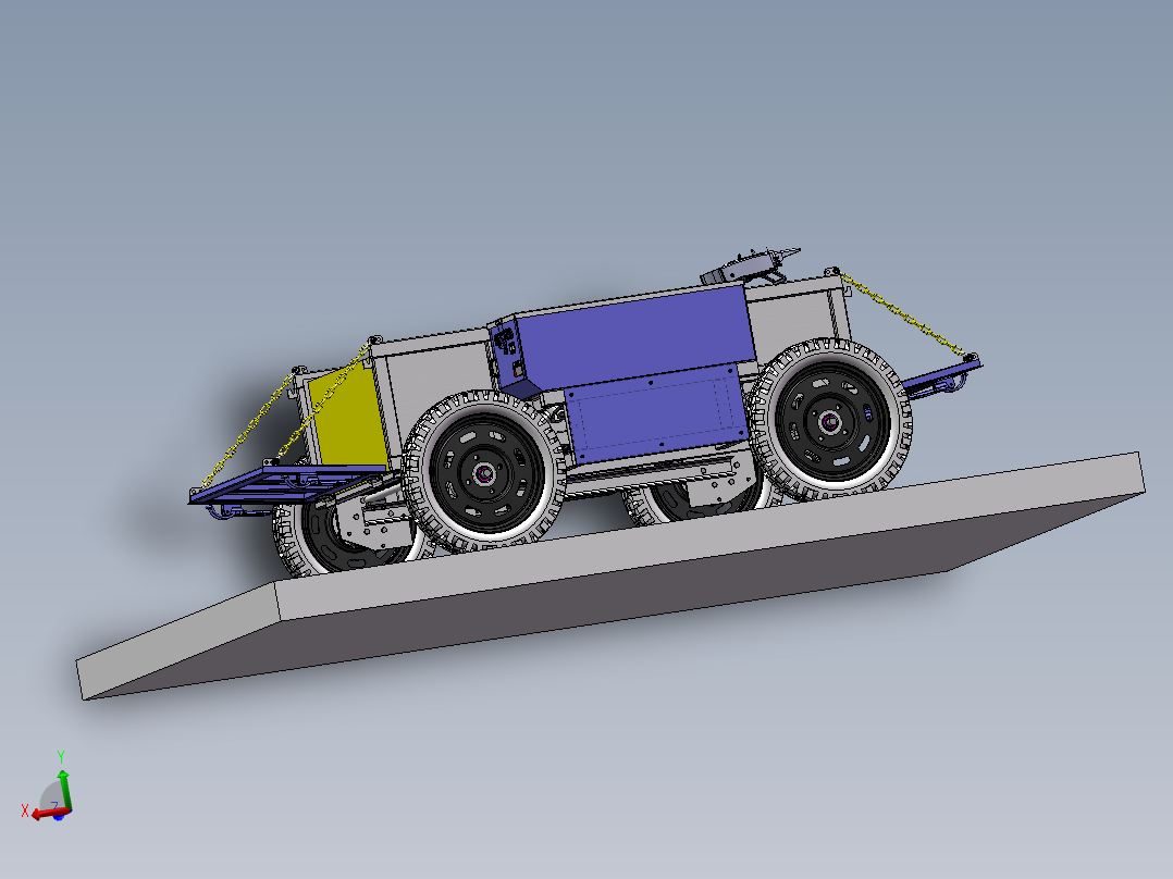 新型遥控四驱运输车 新型传动全地形运输车