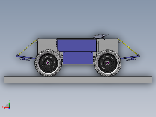 新型遥控四驱运输车 新型传动全地形运输车后视缩略图