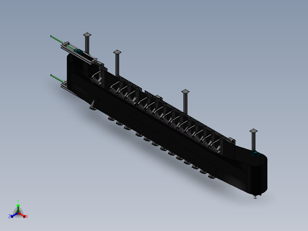 辊式输送机模型设计337598