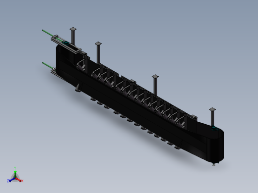 辊式输送机模型设计337598