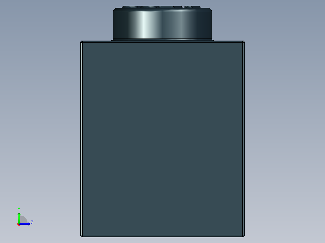 乐高套装 4421基本积木-300926 Black Brick 1 x 6.STEP左视图