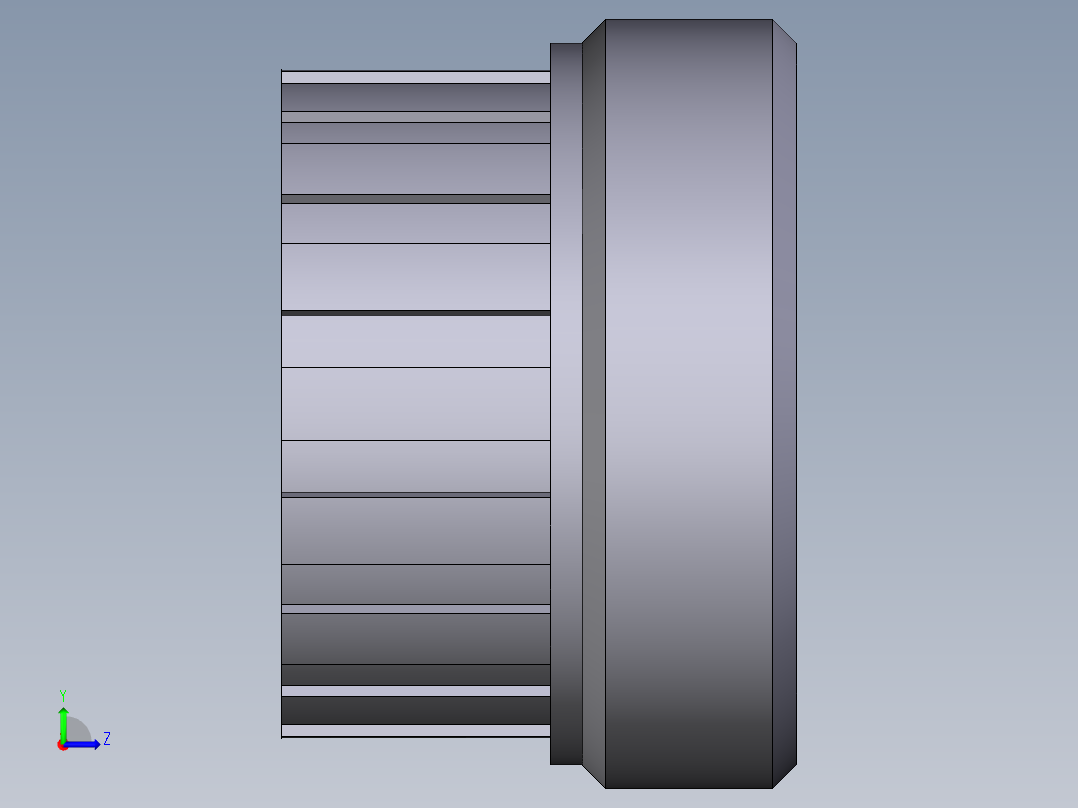10FBLV 联合布什溶剂焊接BS系列左视图