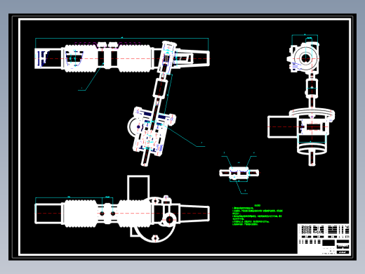 QC225-轿车前轮主动转向系统机械结构设计齿轮齿条汽车类设计[全套CAD和文档]
