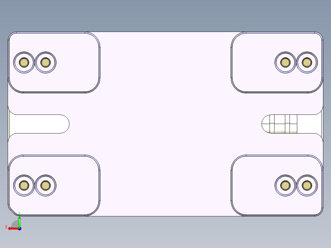X1-笔记本CNC工装夹具三维模型CNC8-0130后视图