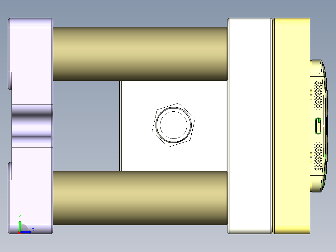 X1-笔记本CNC工装夹具三维模型CNC8-0130左视图