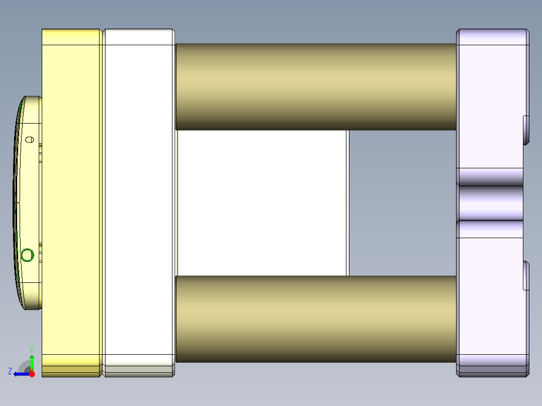 X1-笔记本CNC工装夹具三维模型CNC8-0130右视图