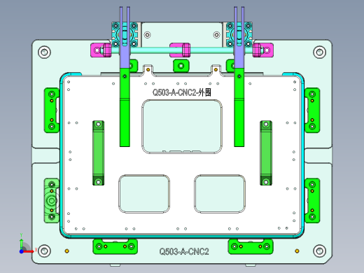 Q503-A笔记本CNC工装夹具三维模型-CNC2-2015-9-6前视缩略图