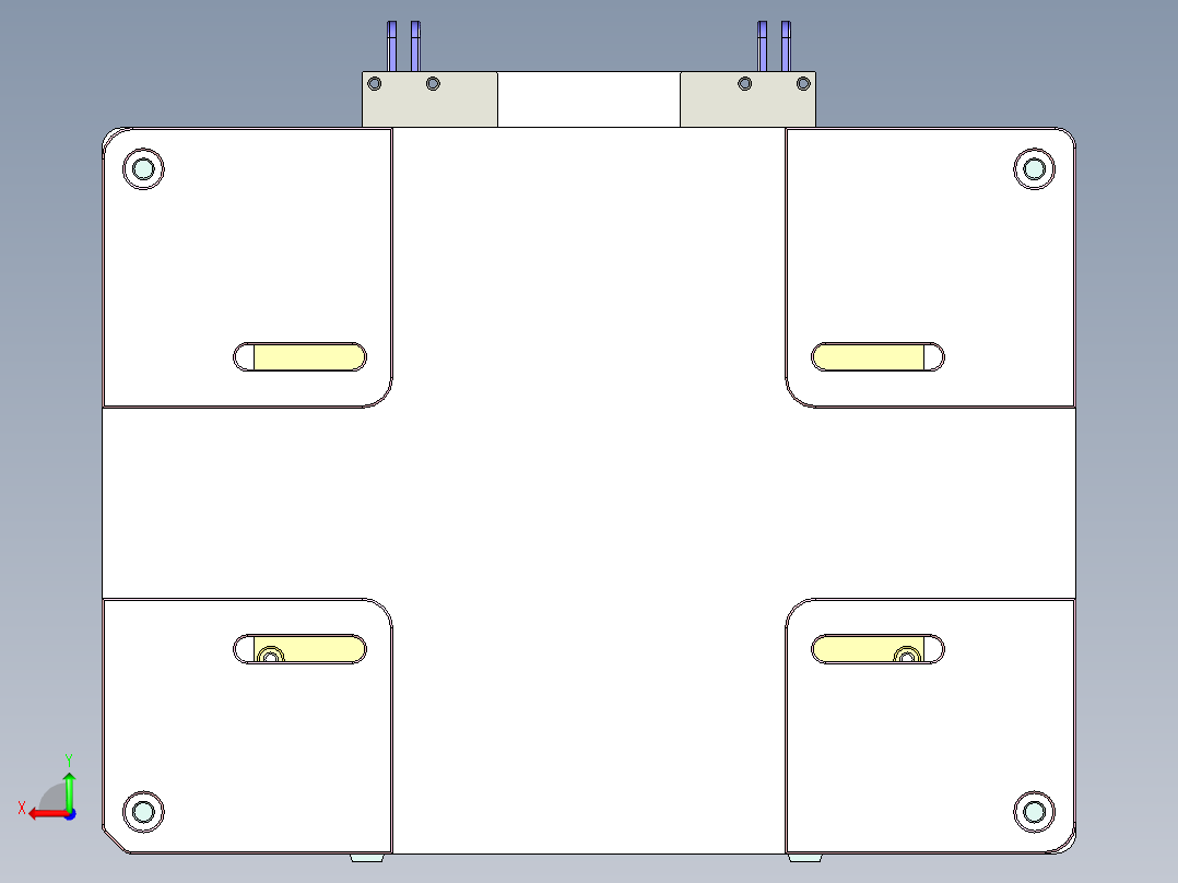 Q503-A笔记本CNC工装夹具三维模型-CNC2-2015-9-6后视图
