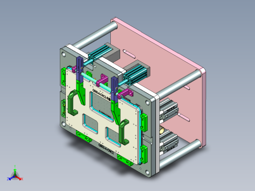 Q503-A笔记本CNC工装夹具三维模型-CNC2-2015-9-6正等轴测缩略图