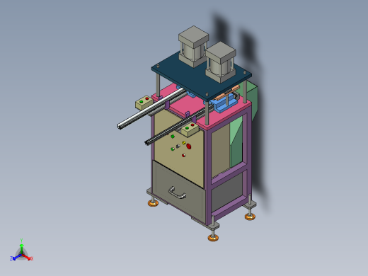 冲切口机-折弯件（cero3.0可编辑+cad）