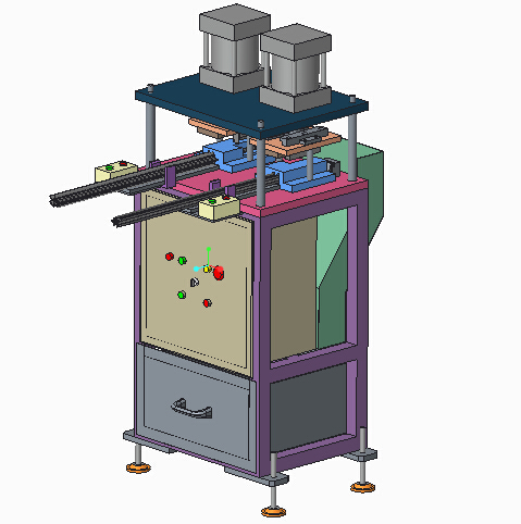 冲切口机-折弯件（cero3.0可编辑+cad）