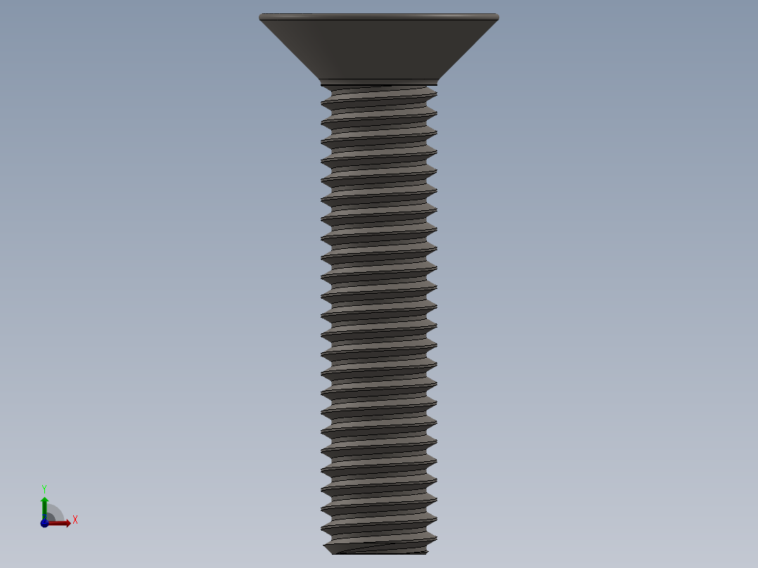 Screw_ISO_10642_M3x14_A2.SLDPRT前视图