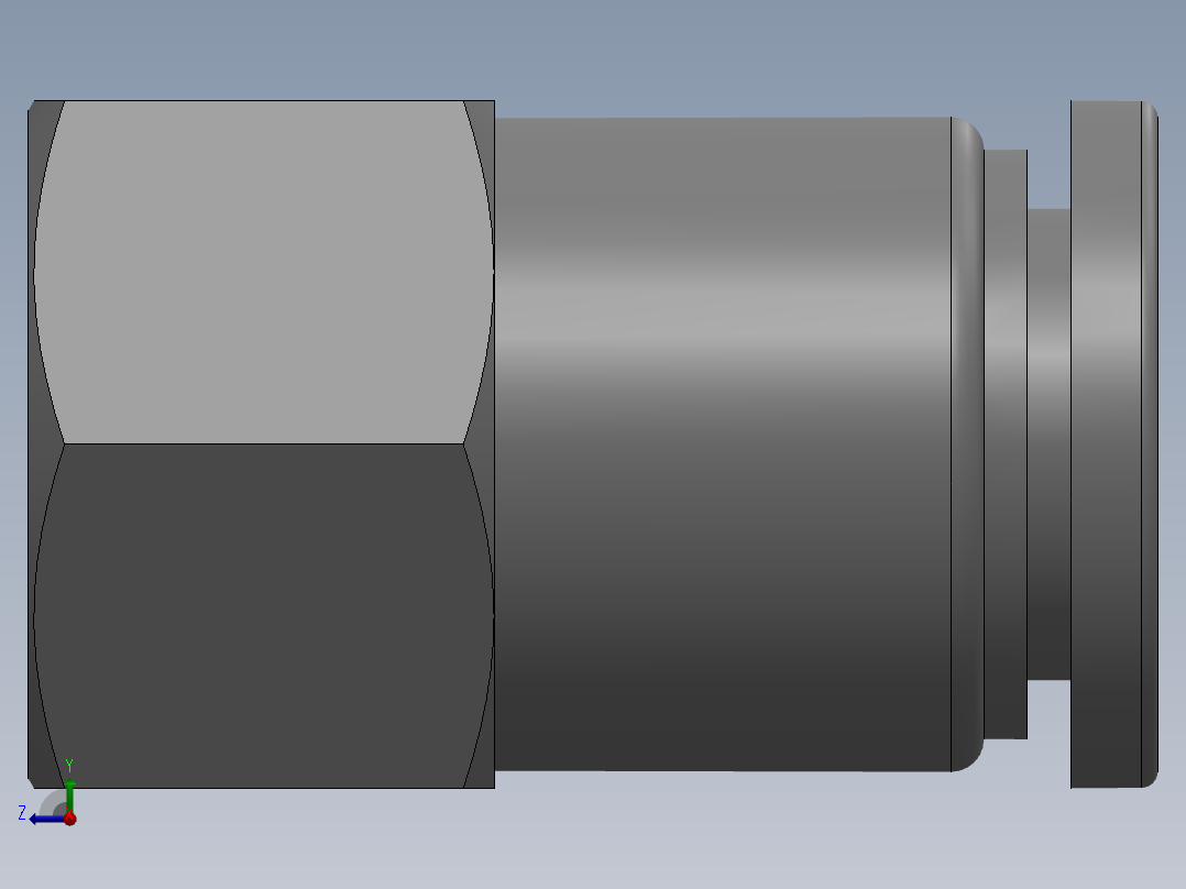 气动元件APCF12_03右视图