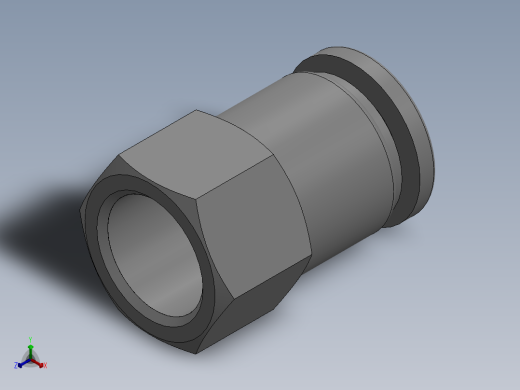 气动元件APCF12_03正等轴测缩略图