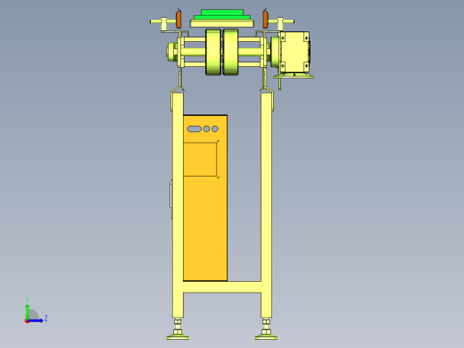 传送机模型设计左视缩略图