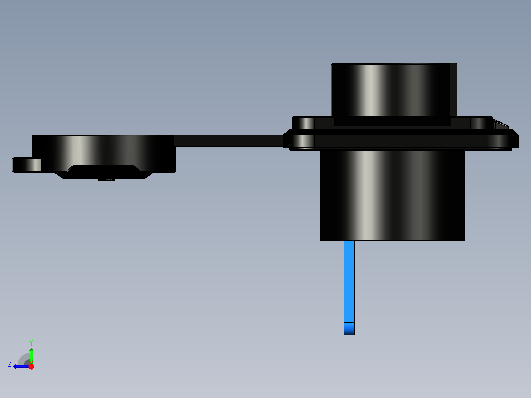 A0002647-用于焊接的面板插座RJ45 - LP-16-J右视图