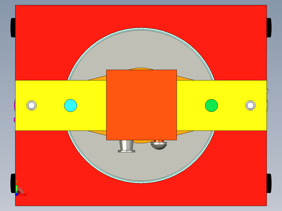 搅拌机设备图前视图