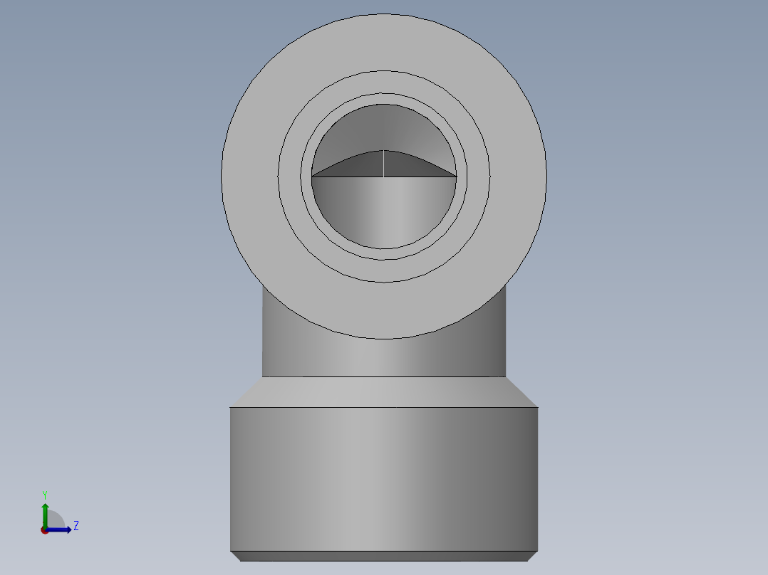 法兰接头、1DFL9-36-12左视图