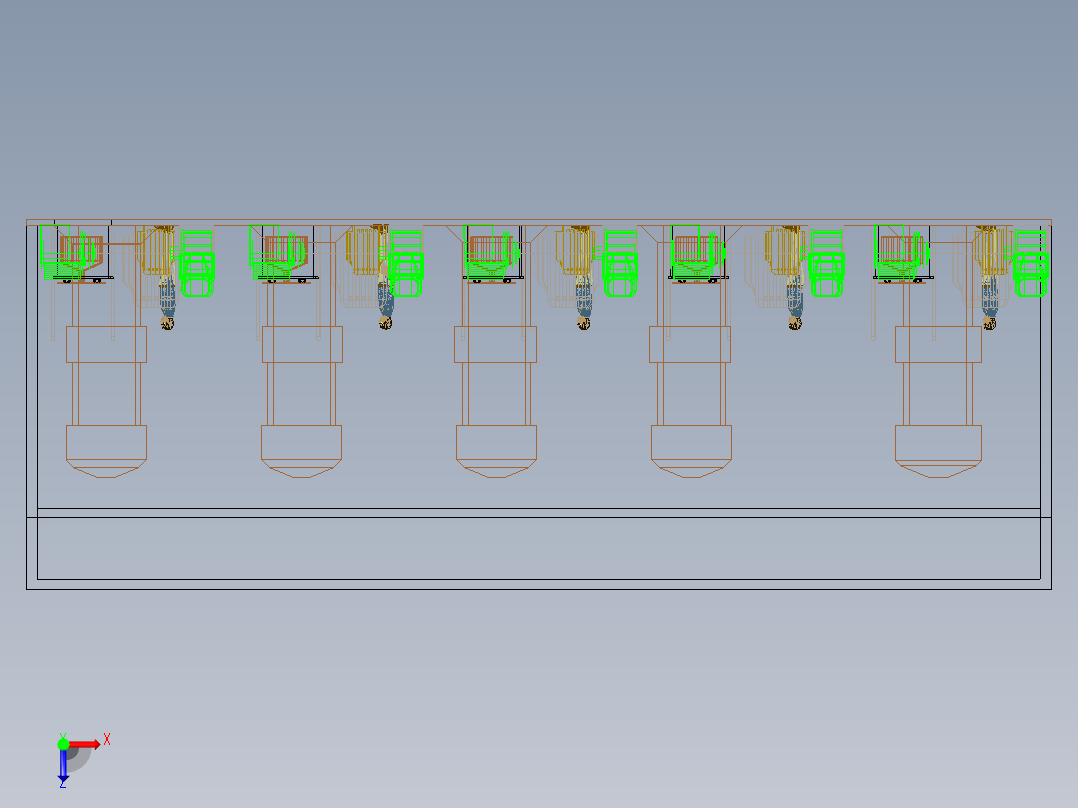 A3003456-两轮车镀铬厂配备湿式洗涤器俯视图