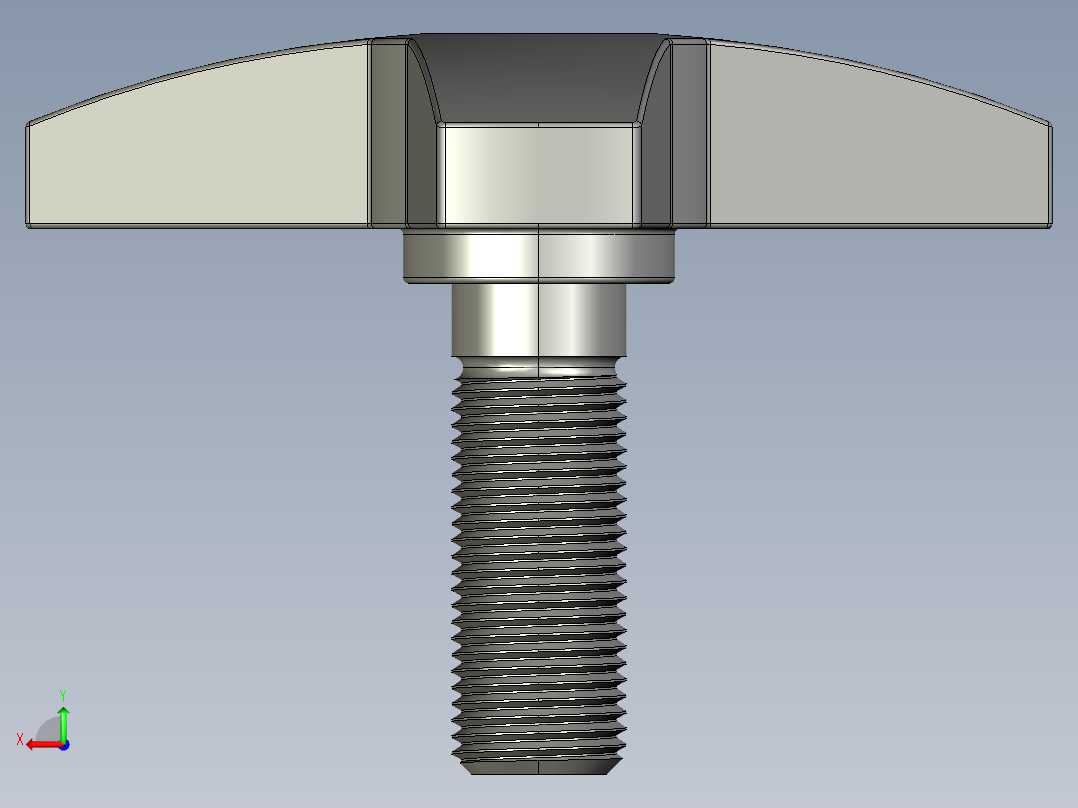 固定旋钮后视图