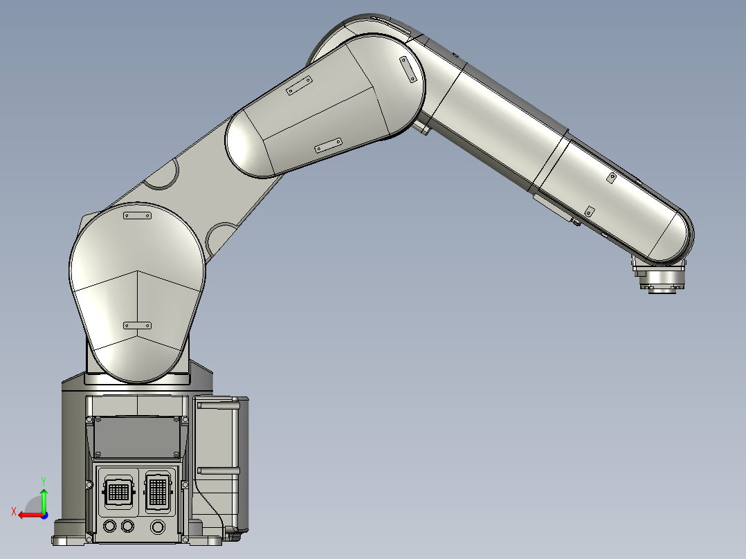 三菱机械手rv-7fl后视图