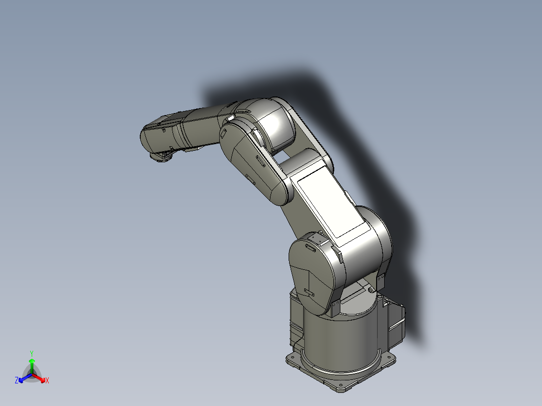 三菱机械手rv-7fl正等轴测图