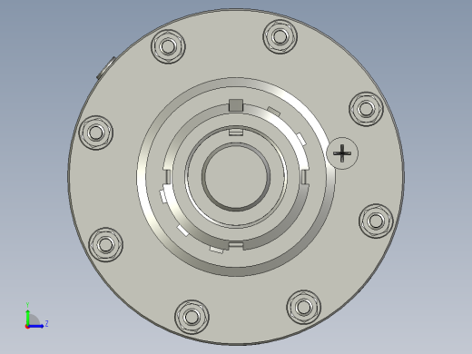 激振器振子总成装配体左视缩略图