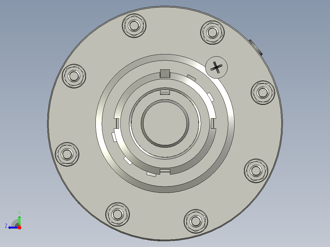 激振器振子总成装配体右视图