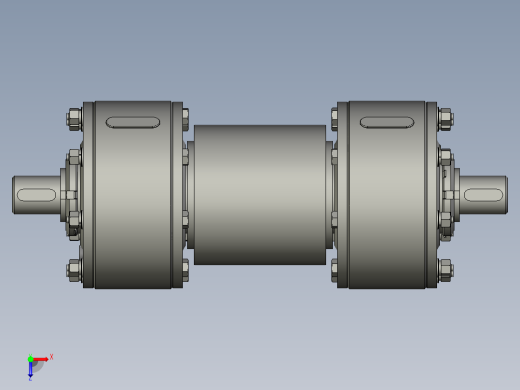 激振器振子总成装配体俯视缩略图